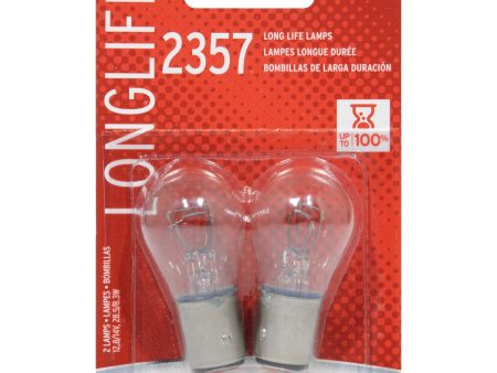 2-PK SYLVANIA 2357 Miniature Incandescent Long Life Bulb Online