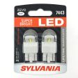 2-PK SYLVANIA ZEVO 7443 T20 White LED Automotive Bulb Online