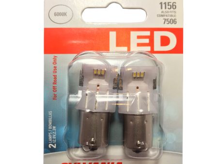 2-PK SYLVANIA 7506 White LED Automotive Bulb Online Hot Sale