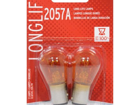 2-PK SYLVANIA 2057A Miniature Incandescent Long Life Bulb Sale