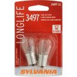 2-PK SYLVANIA 3497 Long Life Automotive Light Bulb on Sale