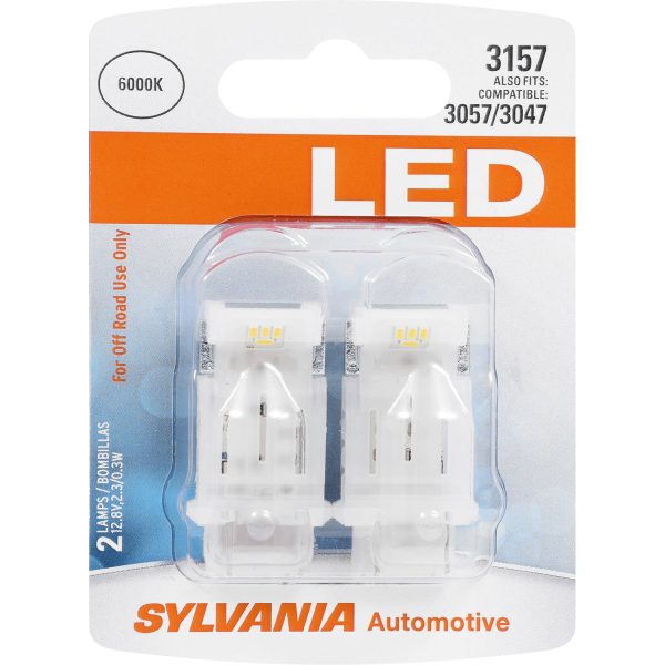 2-PK SYLVANIA 4114 White LED Automotive Bulb on Sale