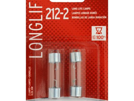 2-PK SYLVANIA 212-2 Long Life Automotive Light Bulb Online now