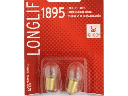 2-PK SYLVANIA 1895 Long Life Automotive Light Bulb Cheap