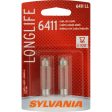 2-PK SYLVANIA 6411 Long Life Automotive Light Bulb Cheap