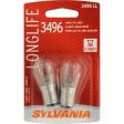 2-PK SYLVANIA 3496 Long Life Automotive Light Bulb Hot on Sale