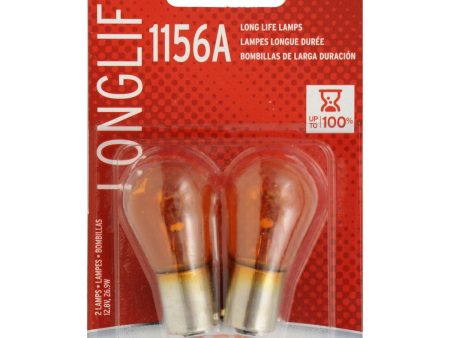 2-PK SYLVANIA 1156A Long Life Automotive Light Bulb For Sale