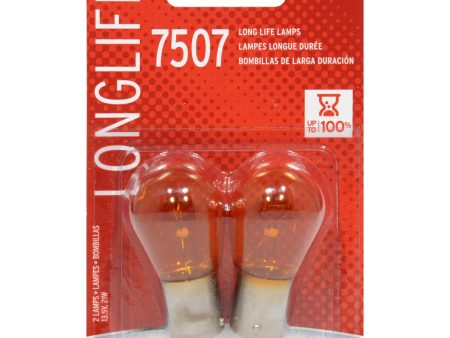 2-PK SYLVANIA 7507 Long Life Automotive Light Bulb Online now