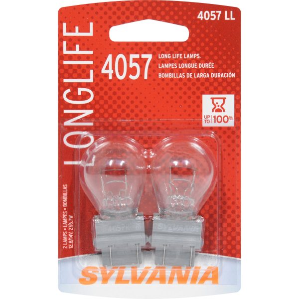 2-PK SYLVANIA 4057 Long Life Automotive Light Bulb For Cheap