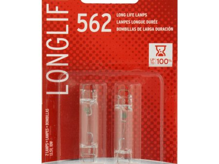 2-PK SYLVANIA 34479 - 562 Long Life Automotive Light Bulb Online Sale