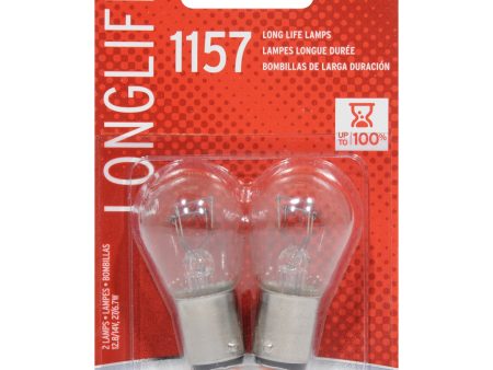 2-PK SYLVANIA 1157 Long Life Automotive Light Bulb Discount