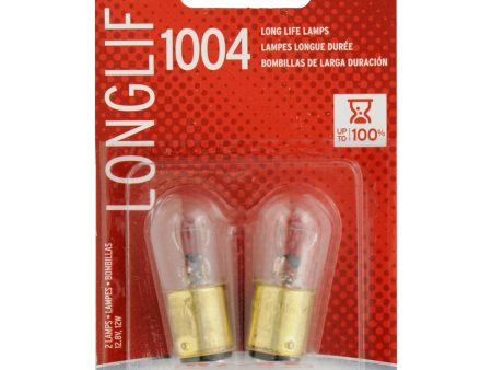 2-PK SYLVANIA 1004 Long Life Automotive Light Bulb Discount