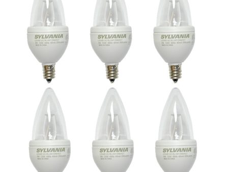 4w B10 Blunt Tip Dimmable LED - Sylvania Candelabra base 2700K Supply