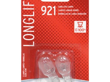 2-PK SYLVANIA 921 Long Life Automotive Light Bulb For Discount