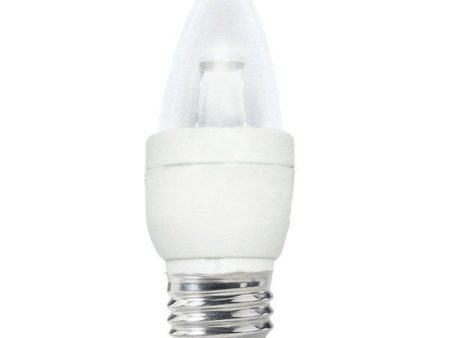 Sylvania 4w 120v B10 E26 Medium Blunt 2500k LED Light Bulb on Sale