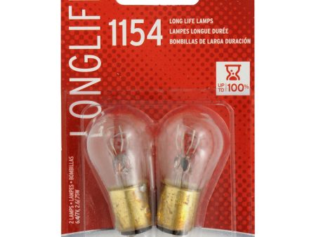 2-PK SYLVANIA 1154 Long Life Automotive Light Bulb Fashion