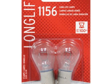 2-PK SYLVANIA 1156 Long Life Automotive Light Bulb Online Hot Sale