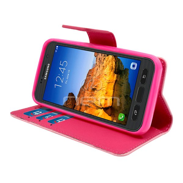 Samsung S7 Active G891 Folio Wallet Case WCFC09 Pink Online