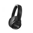 Kik_Active Noise Cancelling ANC Bluetooth Headphones with HD Mic, Stereo Bass, Surround Sound & Long-Lasting Battery VJV369 for Universal Cell Phone And Bluetooth Device (Black) Sale