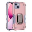 iPhone 14 Plus Magnetic Kickstand Hybrid Case HYB73 RoseGold Online Sale