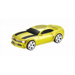 American Race Car Coupe Design Best Surround Sound Portable Bluetooth Wireless Speaker with LED Lights WS592 for Universal Cell Phone And Bluetooth Device (Yellow) Online now