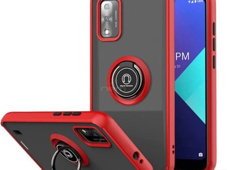 Wiko Ride 3 Matte Magnetic Ring Stand TPC15 Red Hot on Sale