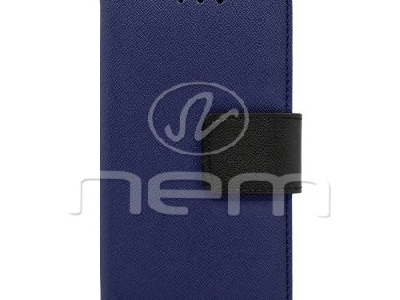 LG K8 Wallet Case WCFC09 Blue Color Hot on Sale