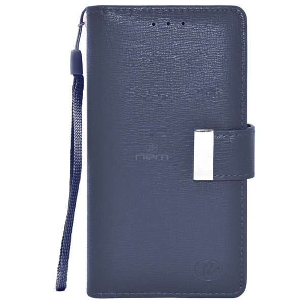 LG Aristo3 2 X210 K8 Fortune2 Flap Wallet WCFC13 Blue Supply