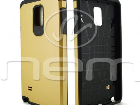 Samsung Galaxy Note 4 Hyb16 Case Gold Black tpu For Sale