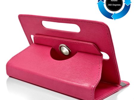 Universal Tablet Wallet Case 8  7  WCFC15 Pink For Discount