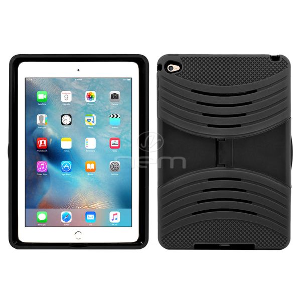 Apple Ipad Mini 4 Hybrid Case 08 With Stand Black Black Supply