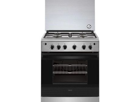 Zanussi Cooker, 4 Gas Burners, 60 cm, Stainless Steel - ZCG64396XA Cheap