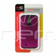 Samsung Galaxy S4 Hyb16 Case Hot Pink Black tpu Supply