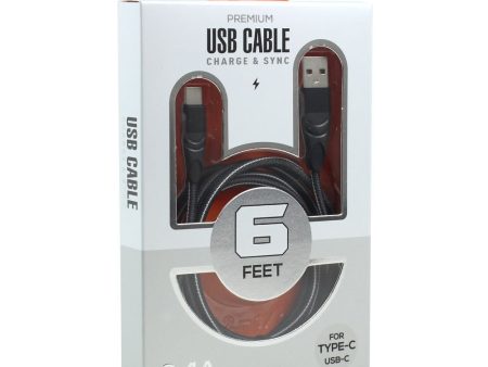 Kik_Micro V8V9 2.4A Braided Cloth Strong Durable Charge and Sync USB Cable 6FT (Black) For Sale