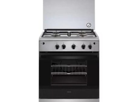 Zanussi Gas Cooker, 4 Burners, 60 cm, Silver - ZCG622A6XA Online