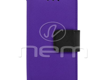 LG G5 Folio Wallet Case WCFC09 Purple Black Cheap