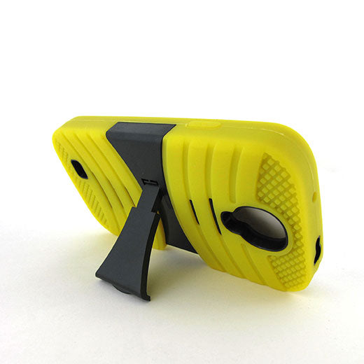 Samsung Galaxy S4 Hybrid Case 08 with Stand Yellow Black Online