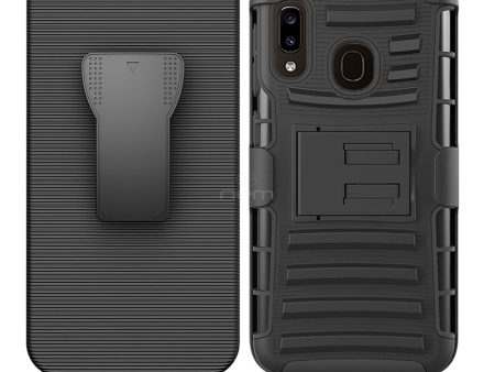 Sam. Galaxy  A20 A30 A50 Holster Combo CB5C Black Black For Cheap