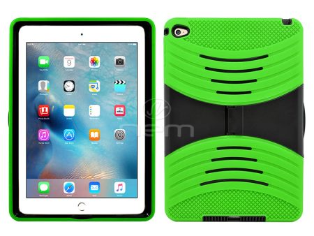 Apple Ipad Mini 4 Hybrid Case 08 With Stand Green Black Online now