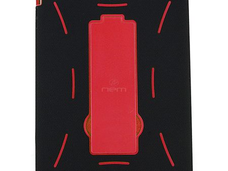 iPAD Air 9.7  Hybrid Stand Rubber Case HYB04 Black Red on Sale