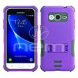 Samsung Galaxy J3 (2016) Hybrid Case 11 w. Stand Purple Gray on Sale