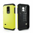 Samsung Galaxy S5 Mini Hyb16 Case Yellow Black tpu Hot on Sale