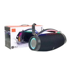 Bluetooth Speaker: RGB Lights, Water Resistant, Portable Dual Speaker BoomsBox4 for Universal Cell Phone And Bluetooth Device (Black) Hot on Sale