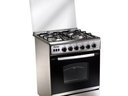 Unionaire Gas Cooker, 4 Burners, 60 cm, Silver - C66SV-AP-426-ECO-2W-AL on Sale