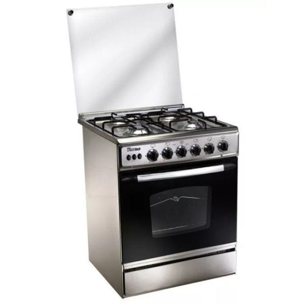 Unionaire Gas Cooker, 4 Burners, 60 cm, Silver - C66SV-AP-426-ECO-2W-AL on Sale