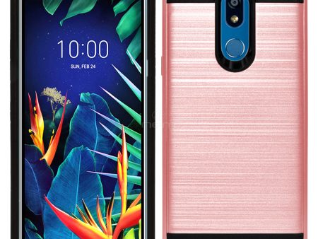 LG K40 X420 K12Plus Brushed Hybrid Case HYB32 Rose Gold Online Sale