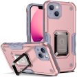 iPhone 14 Plus Magnetic Kickstand Hybrid Case HYB73 RoseGold Online Sale