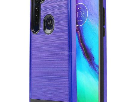 Motorola Moto G Fast Brushed Case HYB32 Purple Fashion