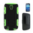 Samsung Galaxy S4 Active i537 Clip Bk Green with Bk Holster Combo04 Online Sale