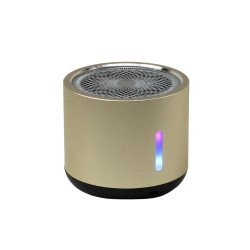 Aluminum Mini Cylinder Bluetooth Speaker - High-Volume, Heavy Bass, Portable Design K5 for Universal Cell Phone And Bluetooth Device (Gold) Online